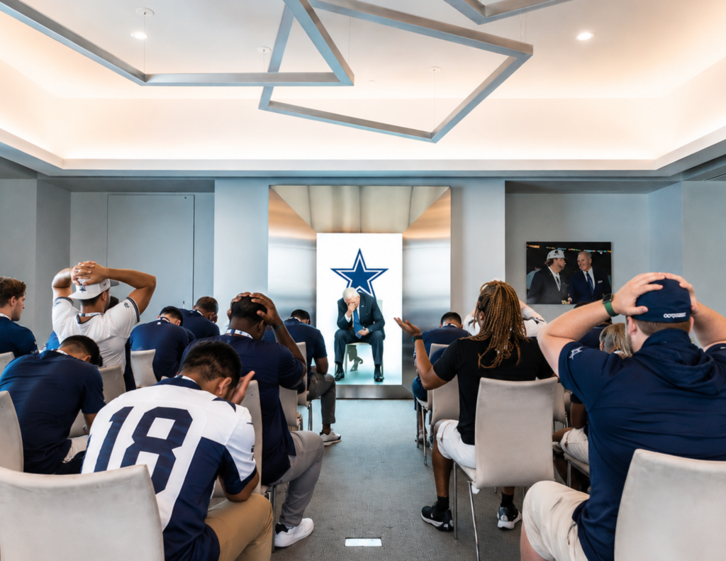 Cowboys learning about practice