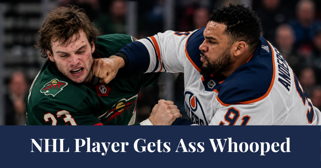 NHL Player Gets his ass Whooped