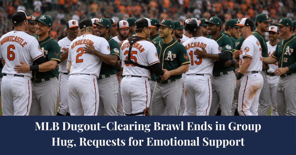 MLB players needing a hug