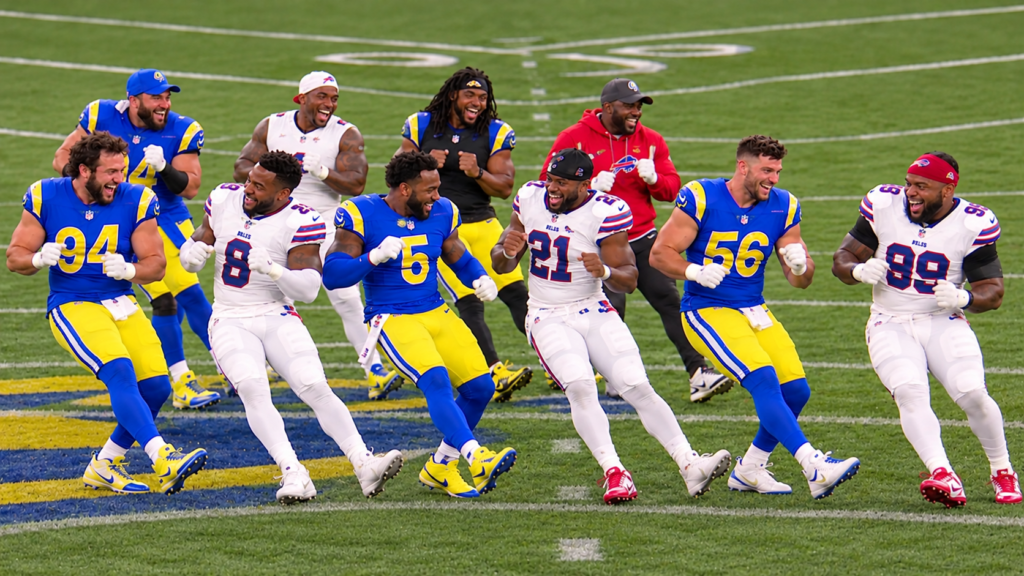 Rams Bills Dance Off